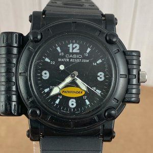 Vintage Very Rare Casio MW-43 706 Pathfinder Watch Compass UNISEX